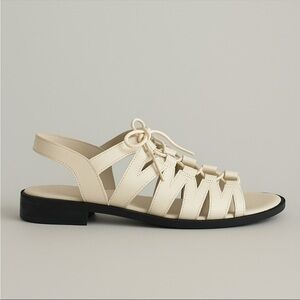 Vintage sand & sun white gladiator sandals size 8